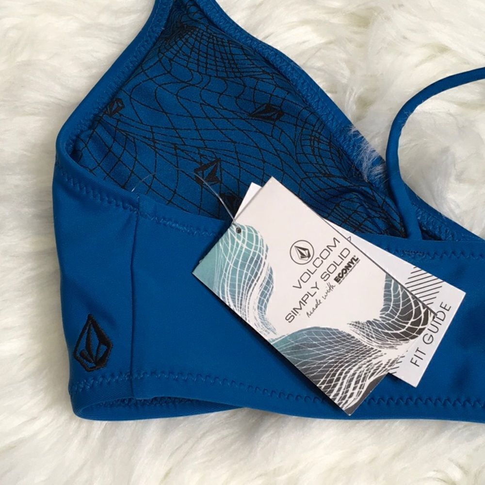 New. Volcom blue bikini top. Large - Picture 9 of 9